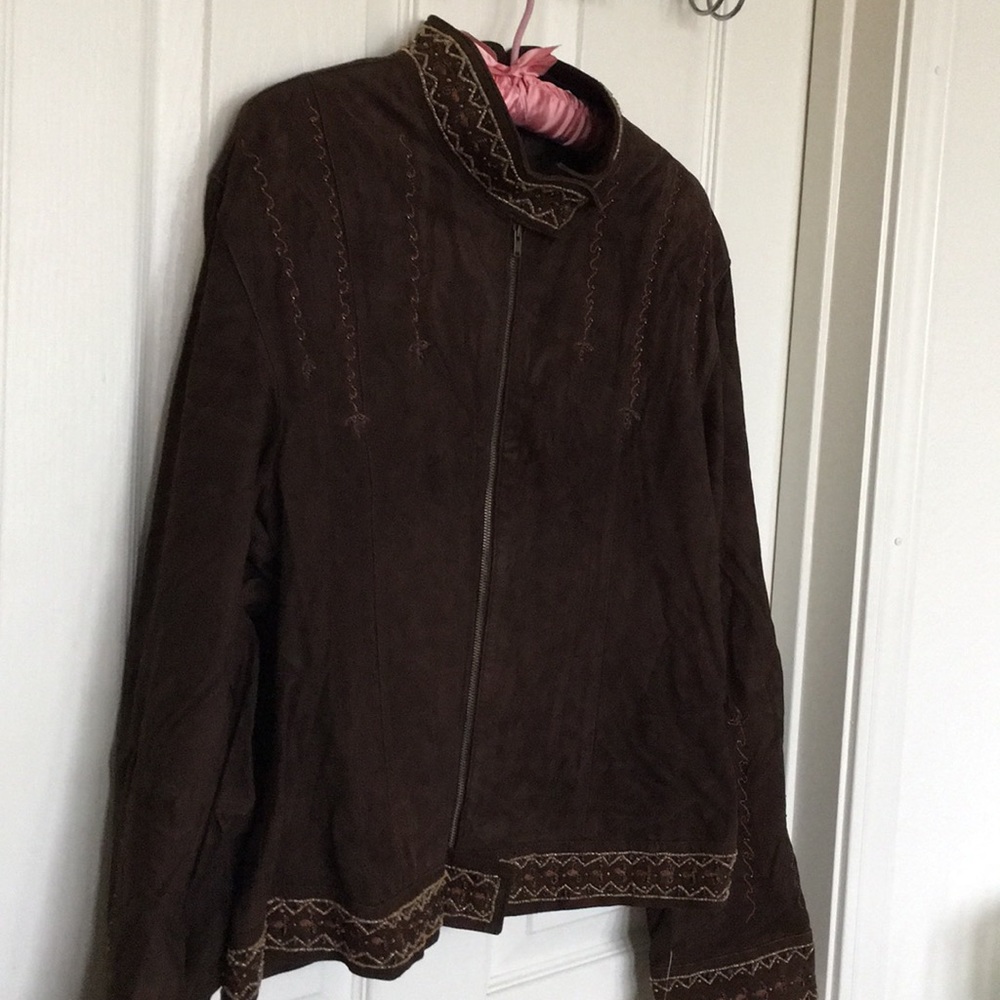 NWT Leather jacket, available in size L and XL